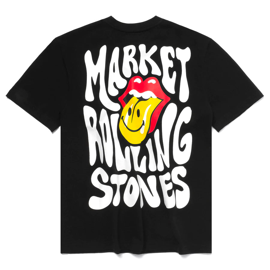 mulighed Lille bitte kor Market Men Smiley Market Rolling Stones T - skull detail logo T-shirt  schildpadmotief - Shirt schildpadmotief Black (Fast shipping) -  HotelomegaShops