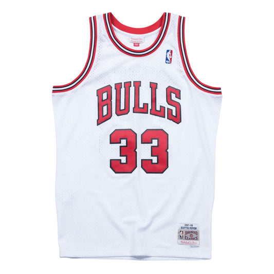 Men's Chicago Bulls Toni Kukoc Mitchell & Ness Black 1995-96 Hardwood Classics Swingman Player Jersey