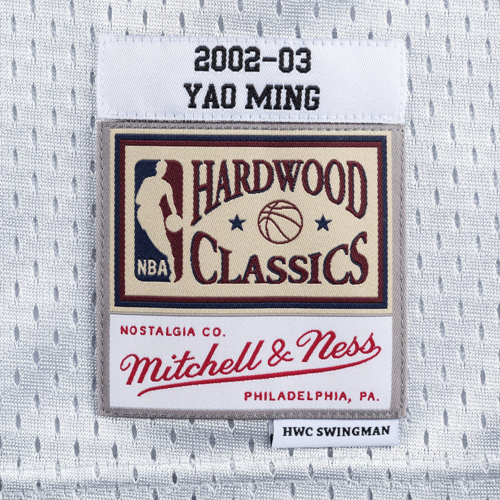 Mitchell & Ness Yao Ming Houston Rockets 2002-03 Men's White Swingman Jersey