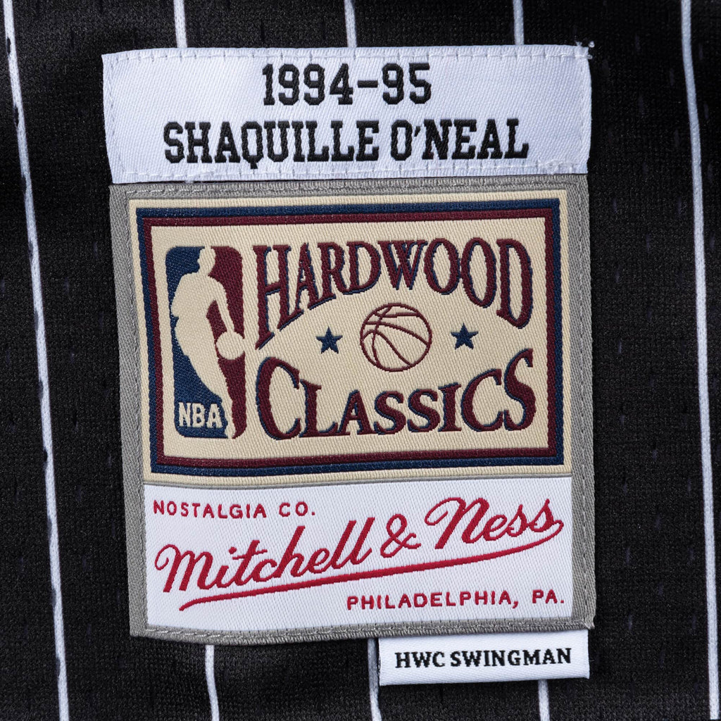 Mitchell & Ness Men's Mitchell & Ness Shaquille O'Neal Black Orlando Magic  1994 Hardwood Classics Authentic Jersey