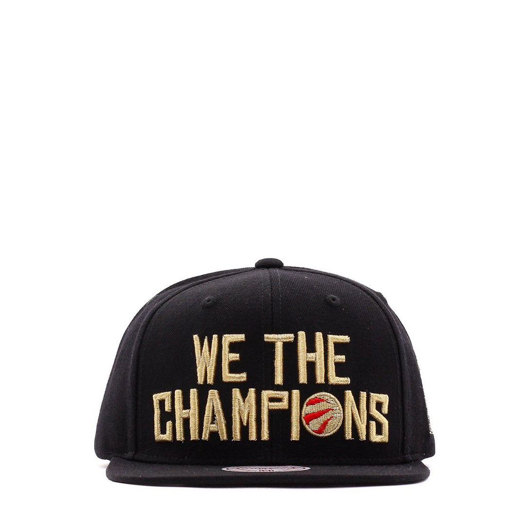 HotelomegaShops - Mitchell & Ness NBA Toronto Raptors We The Champions  Snapback Black HCWTCHMPSKWTN19