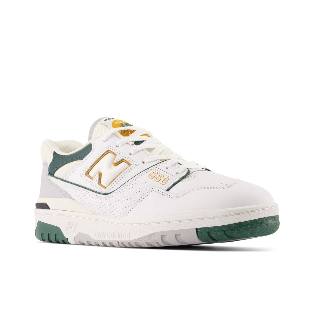 New Balance Men 550 White Nightwatch Green Grey BB550PWC