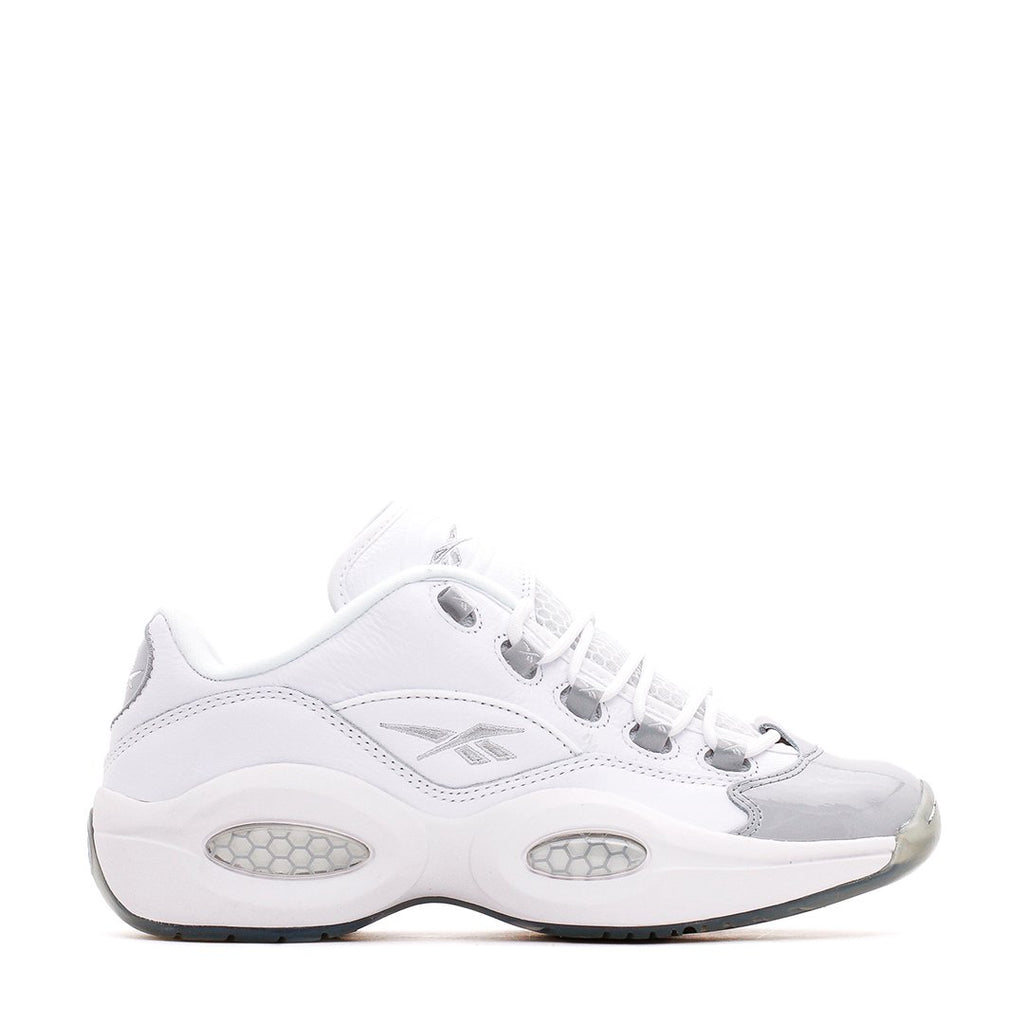 Reebok Question Low Allen Iverson White Grey GZ0366 (Fast shipping) adidas half tights plus size shoes sale - JofemarShops