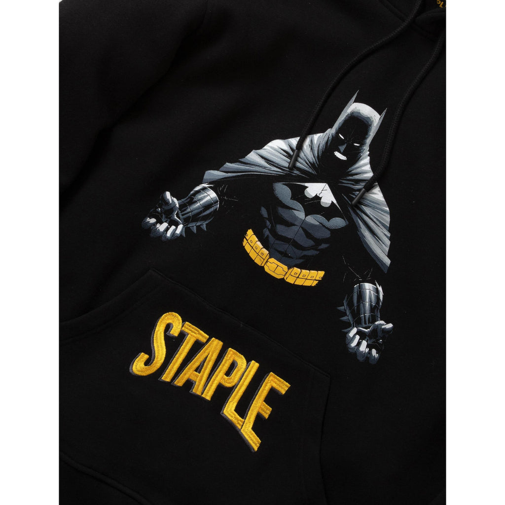 BLK (Fast shipping) - HotelomegaShops - Staple Men x Batman Graphic Hoodie  Black 2209H10828 - T-shirt Nike Pro TR preto cinzento