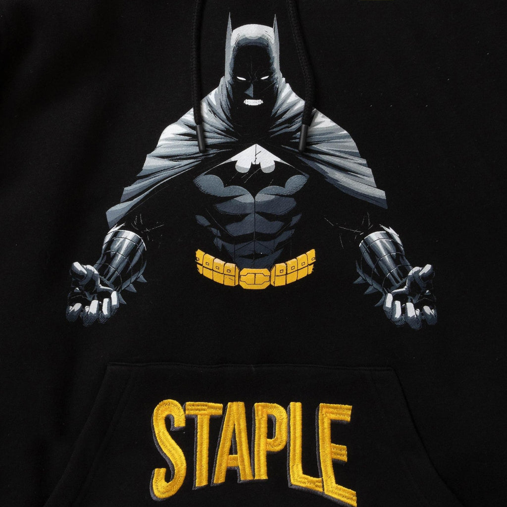 BLK (Fast shipping) - HotelomegaShops - Staple Men x Batman Graphic Hoodie  Black 2209H10828 - T-shirt Nike Pro TR preto cinzento