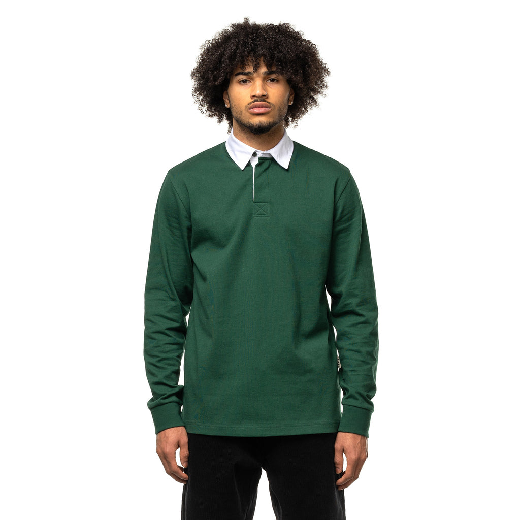 Taikan Men LS Polo Shirt Forest Green 2308004 - Camisa Polo Ralph Lauren  Slim Logo Branca - FGN (Fast shipping) - HotelomegaShops