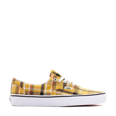 plaid yellow vans