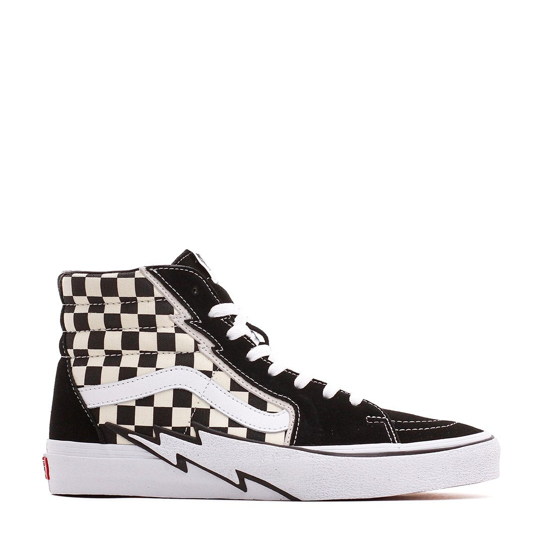 black and white checkered vans on sale