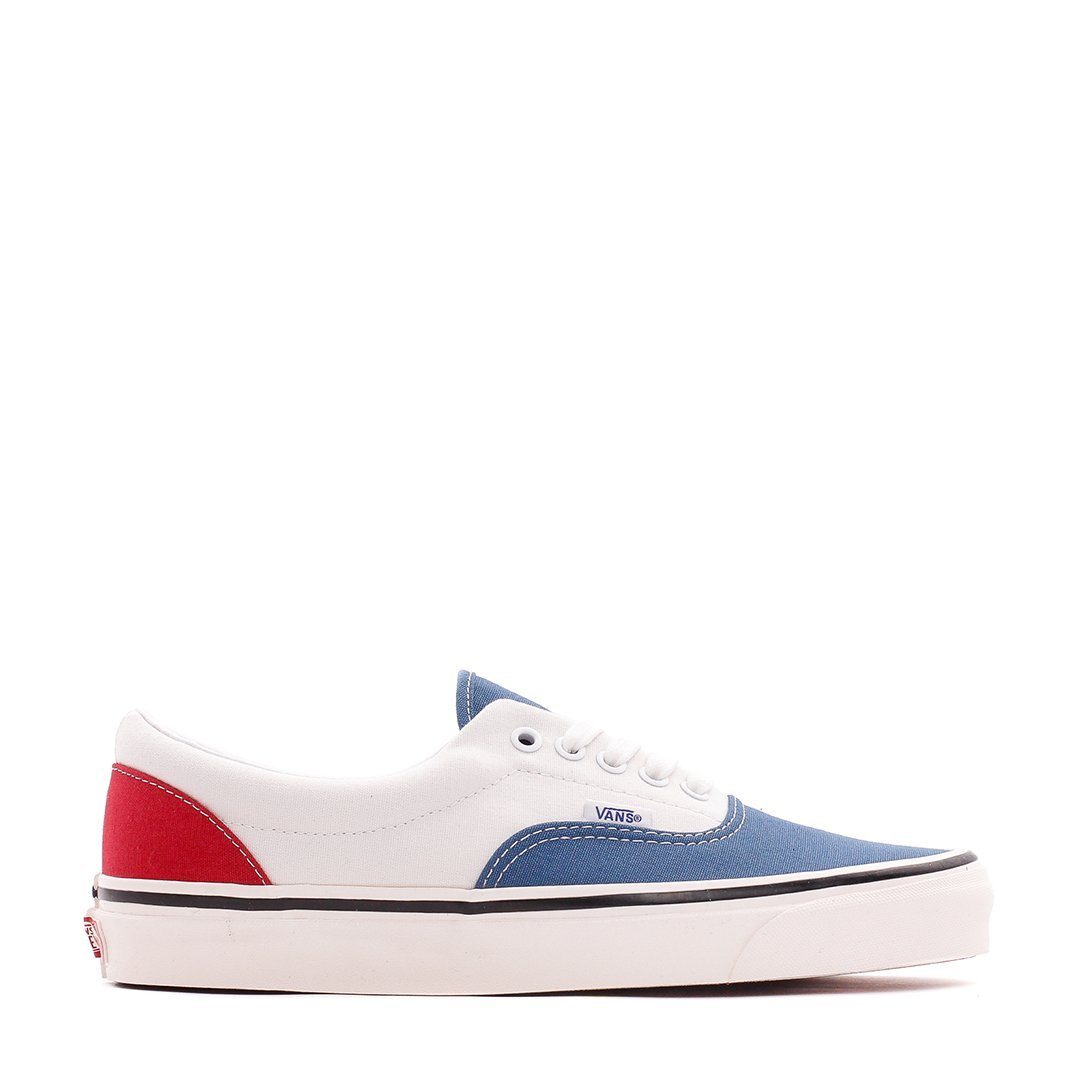 vans era blue and red