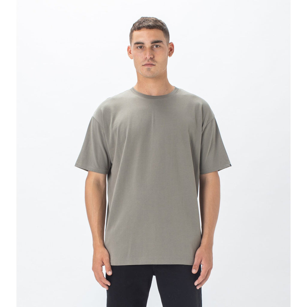 HotelomegaShops - Zanerobe Men Box Tee Dark Moss 108-CRF (Fast