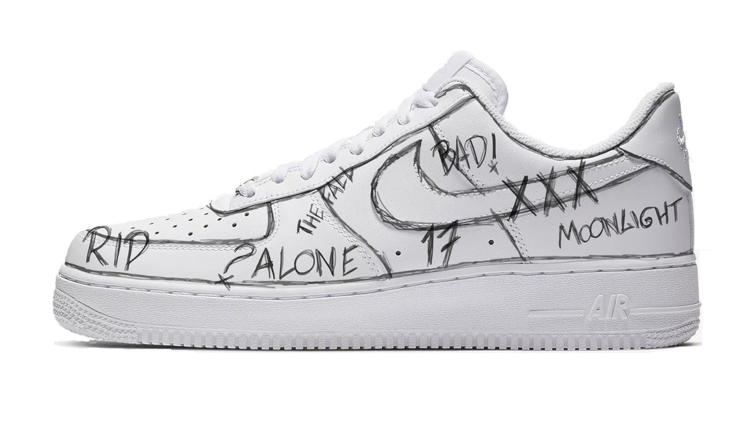 xxxtentacion custom air force 1