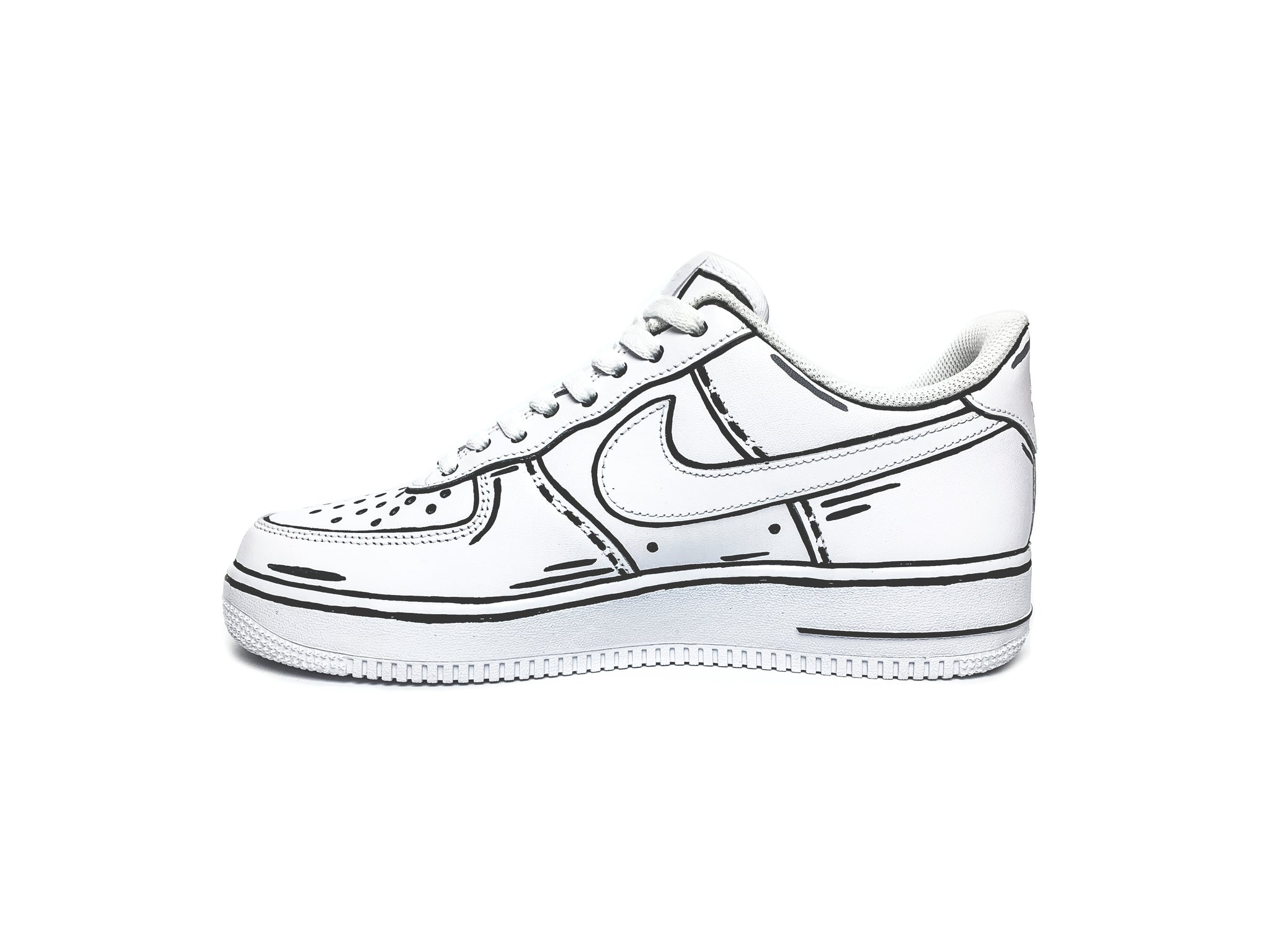 nike air force one cartoon custom