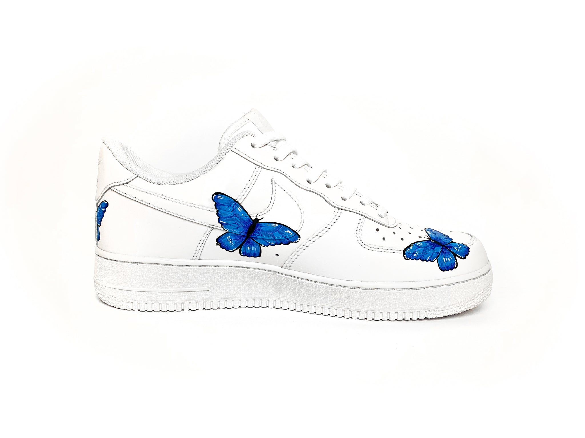 blue butterfly af1 custom
