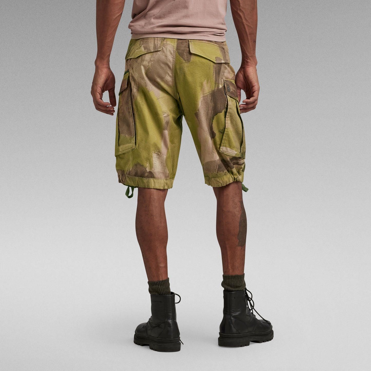 G-Star Rovic Zip Relaxed Shorts - Safari Watercolor Camo – Todays Man Store