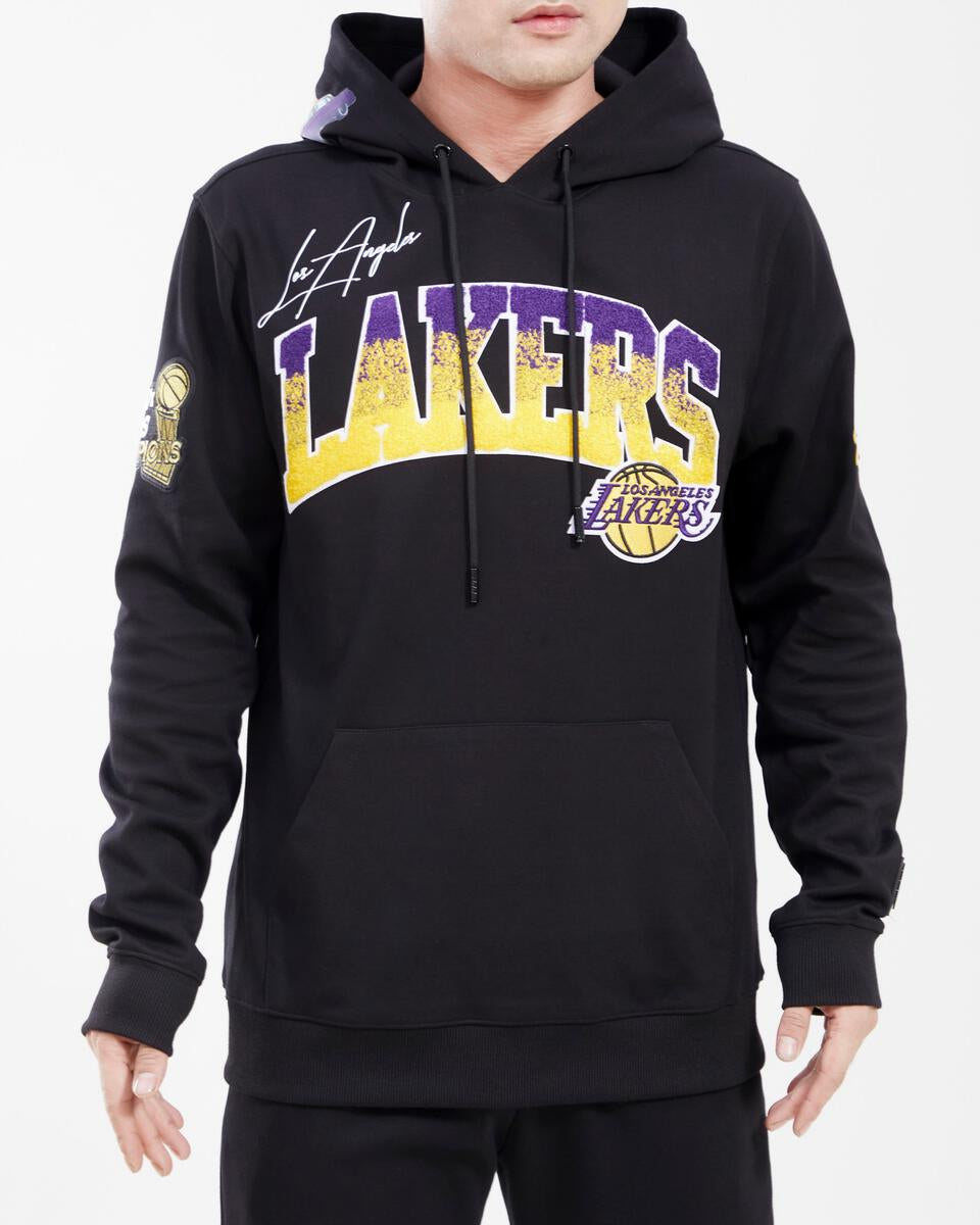 Pro Standard-Los Angeles Lakers LA Logo Hoodie Set-Black – Todays