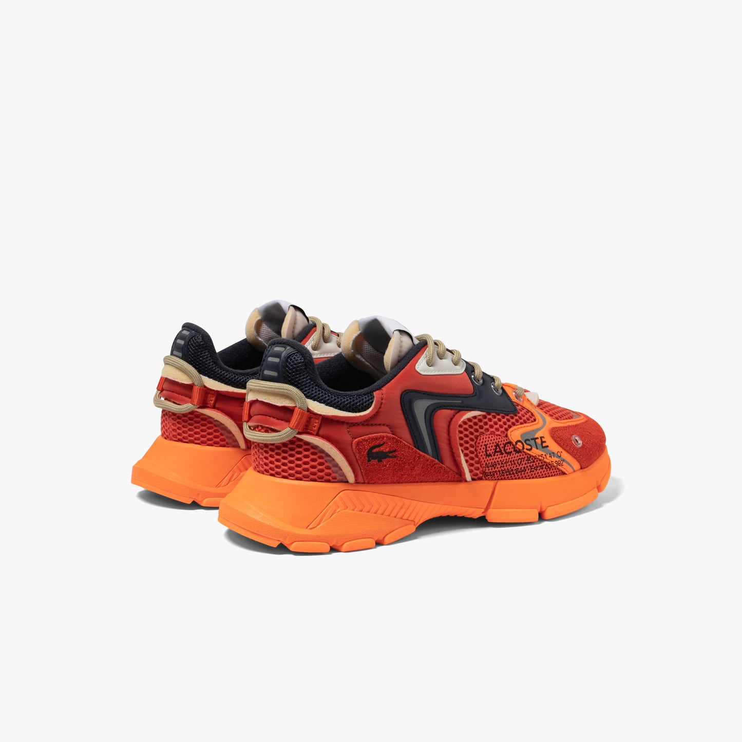 Lacoste - L003 Neo Textile Sneakers - Red/Orange – Todays Man Store