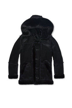 jordan craig denali shearling jacket black