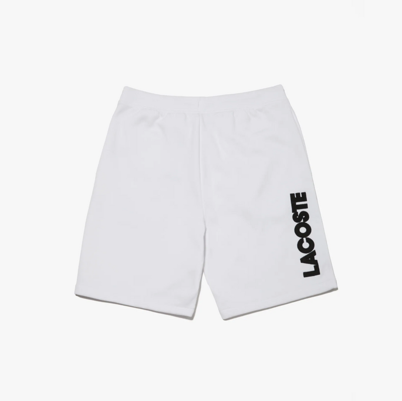 lacoste black fleece shorts