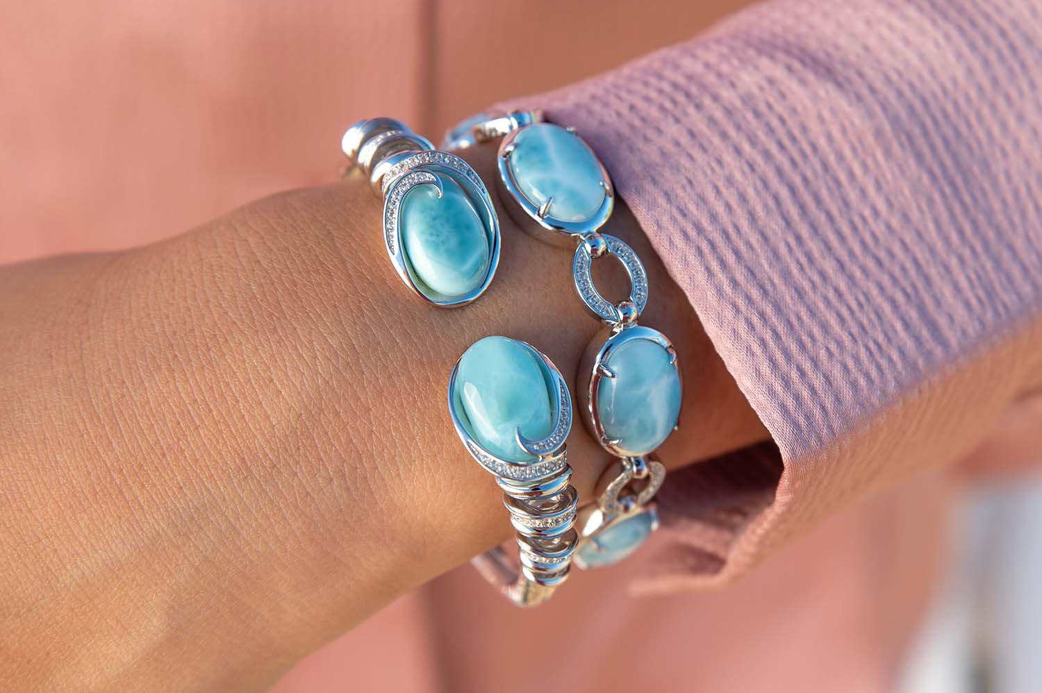 Larimar Classic Bangle Collection