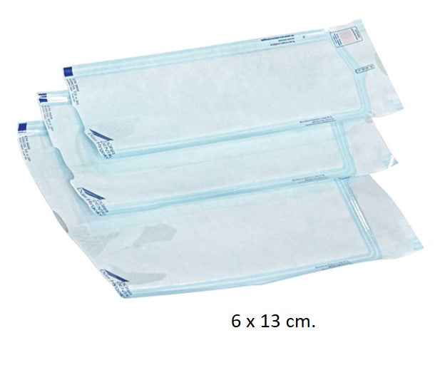 Bolsas autosellantes para esterilización, DESECHABLES 200 unidades (135 x  260 mm) XANITALIA - Briz todo peluquería