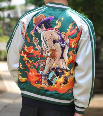 [ONE PIECE] Fire Fist Ace Souvenir Jacket