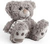 Baby Hamper teddy bear - warm grey