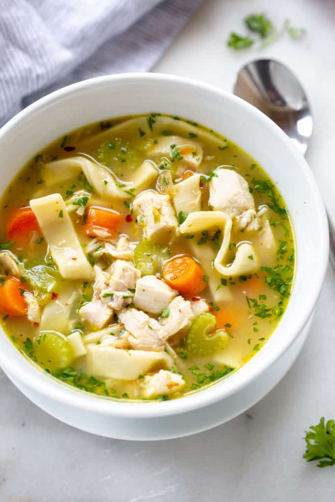Homemade Chicken Noodle Soup by Liza Huber