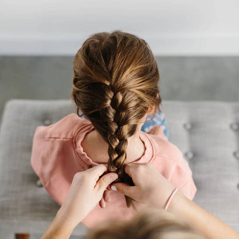 Simple & Easy Braid Hairstyle – The Mixed Mama