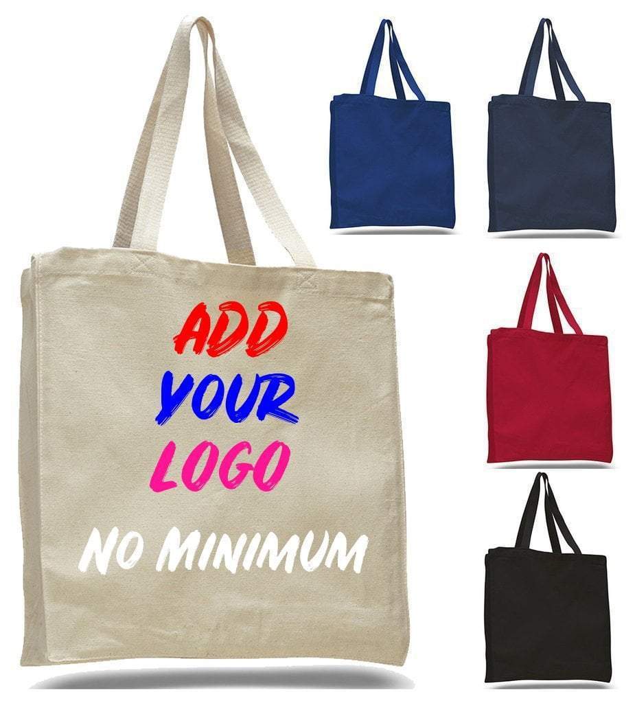 Custom Heavy Wholesale Canvas Tote Bags With Full Gusset | BAGANDCANVAS.COM