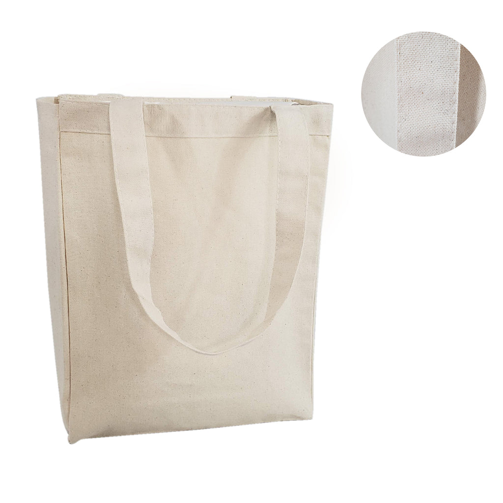 Small Messenger Canvas Tote Bag with Long Straps - MB210