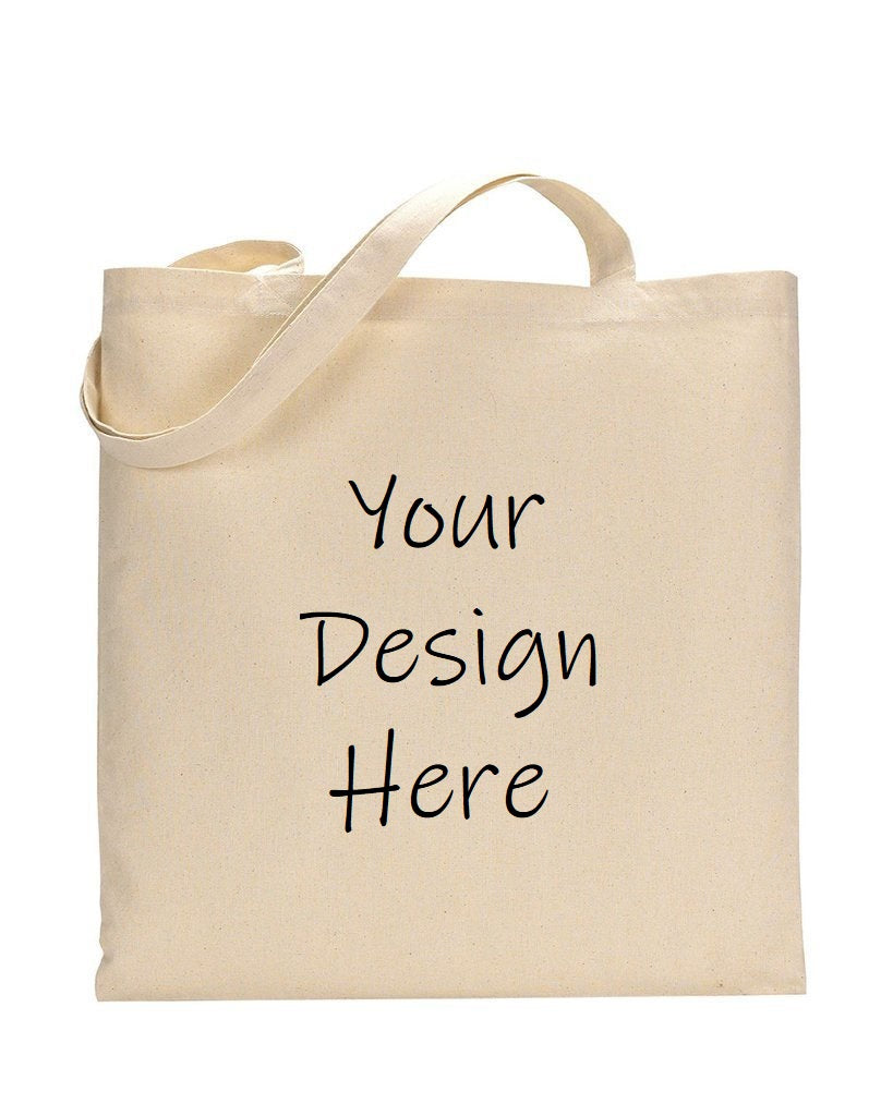 Customized 100% Cotton Lightweight Canvas Tote Bags - BAGANDCANVAS.COM product image