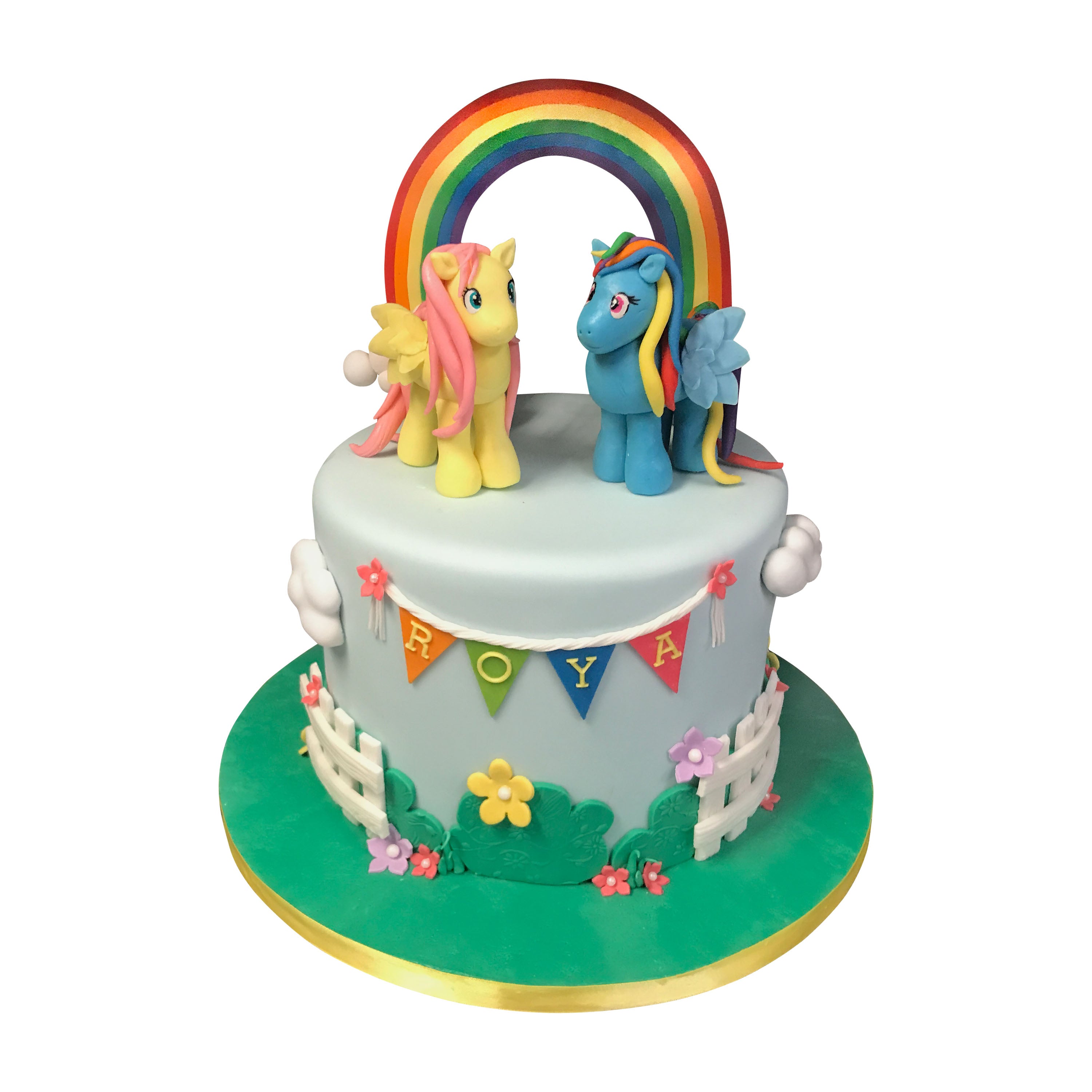 rainbow dash birthday cake