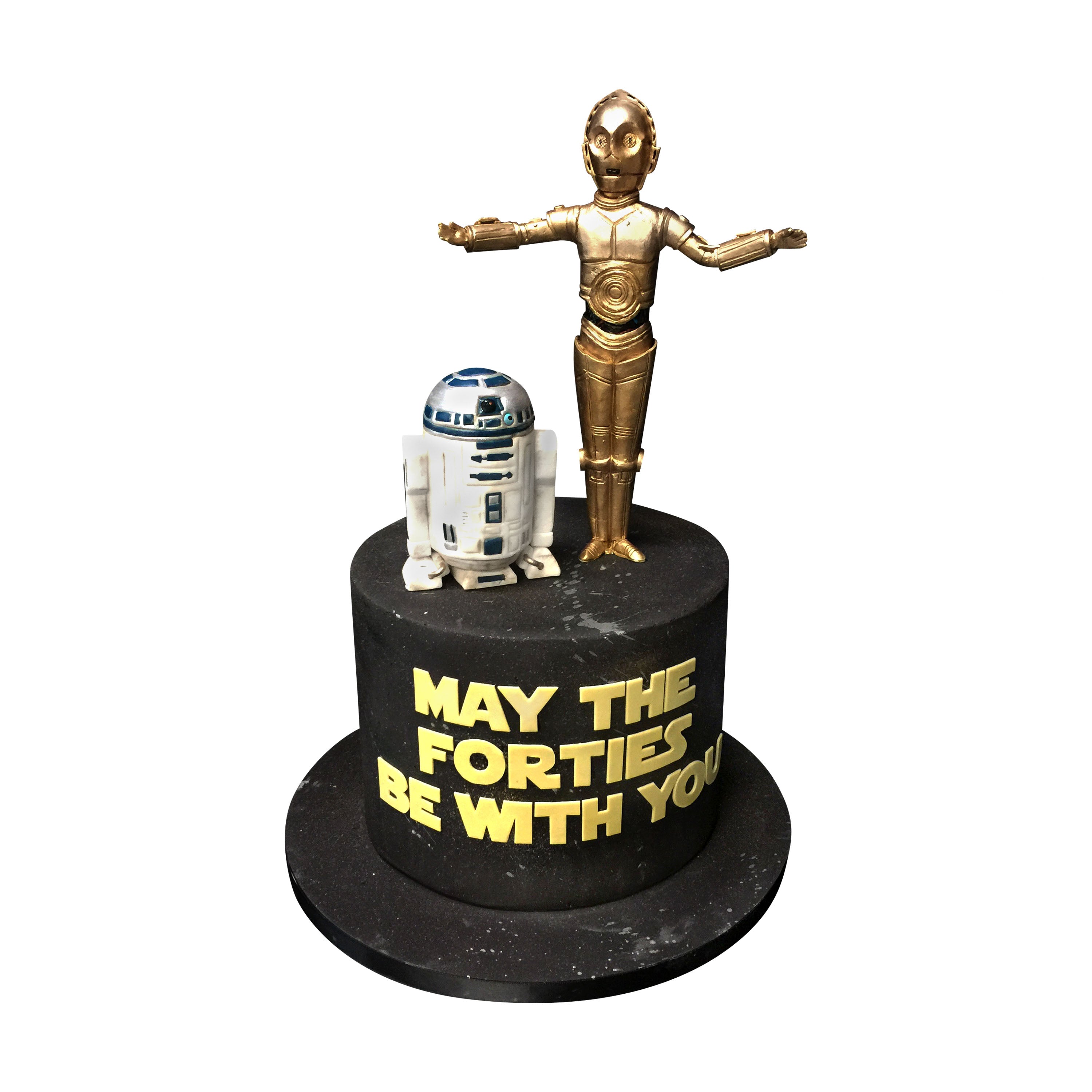 Star Wars 3-D Standing R2D2 Cake - CakeCentral.com