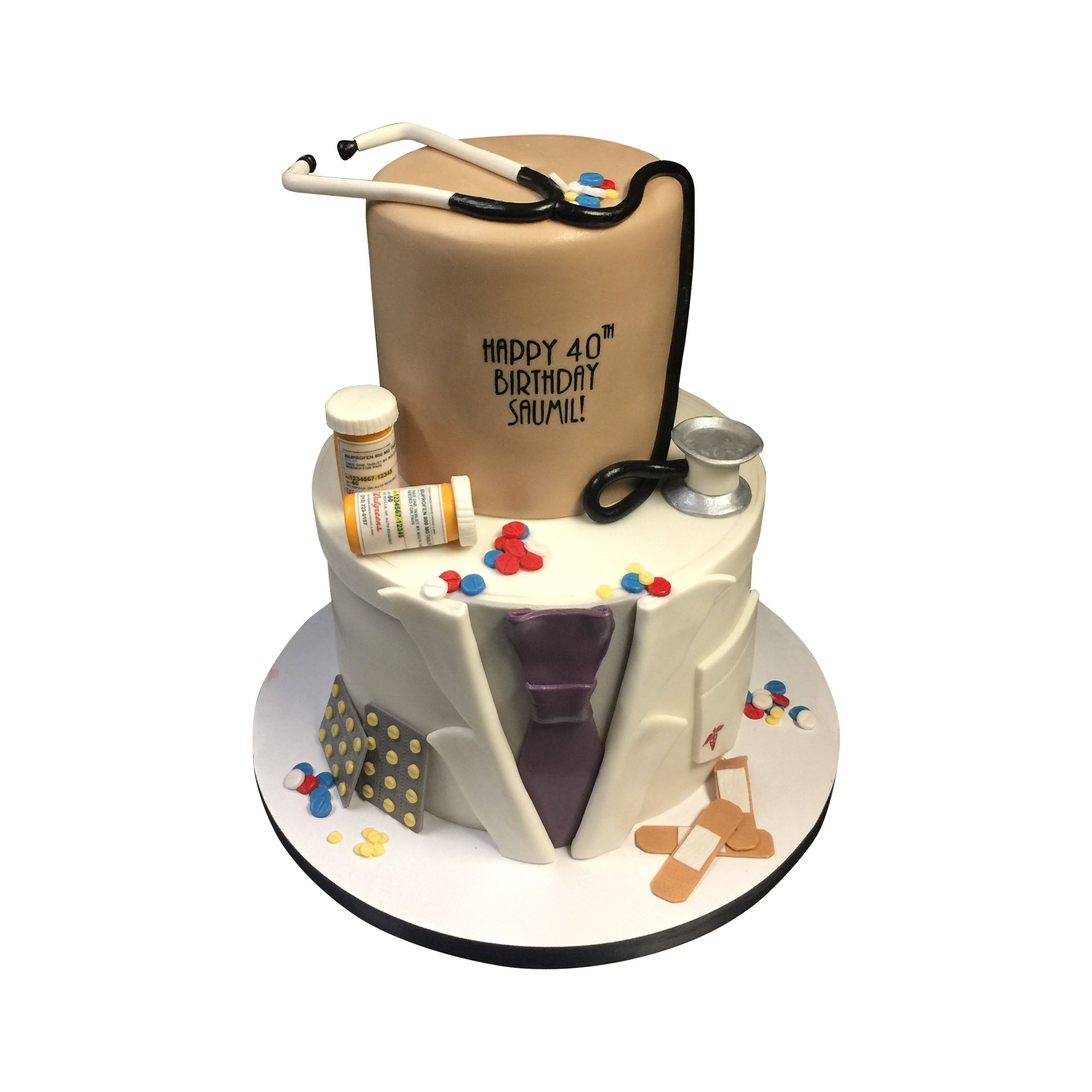 Doctors Theme Birthday Cake | Cake, Medical cake, Doctor's cake