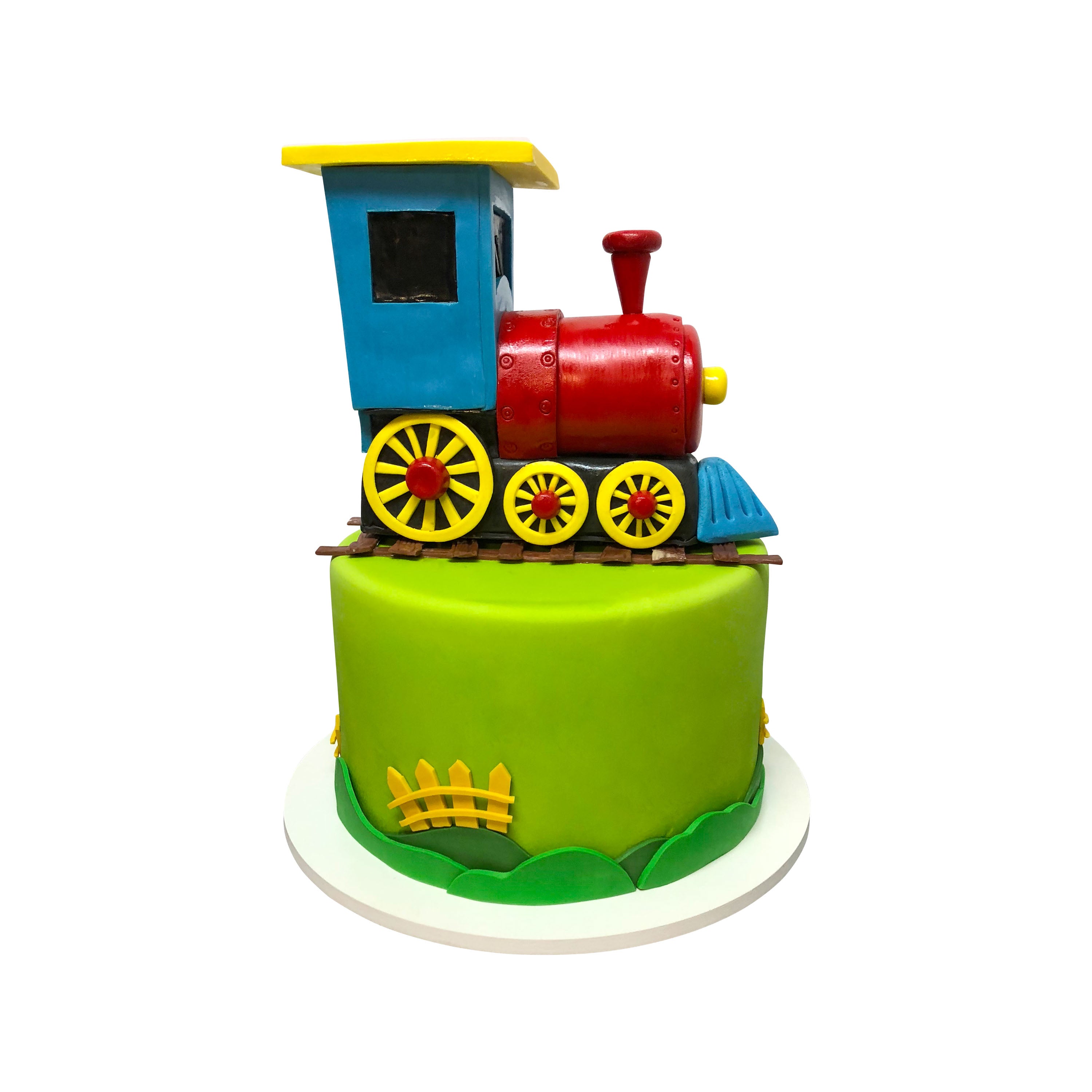 Steam Train 80th Birthday Cake - Pink Cocoa