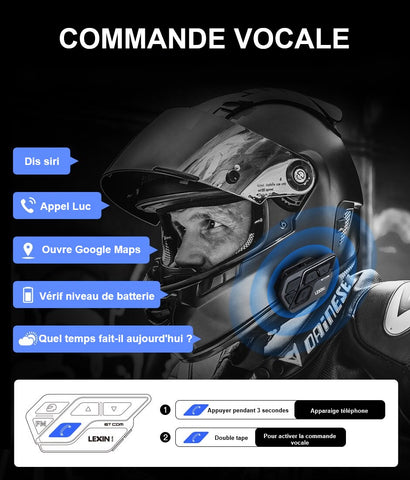 bluetooth pour casque moto