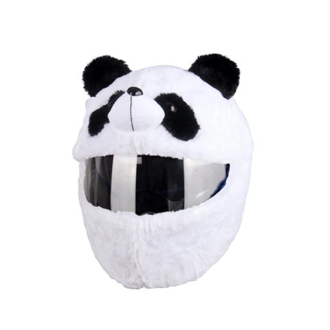 Couvre casque moto panda