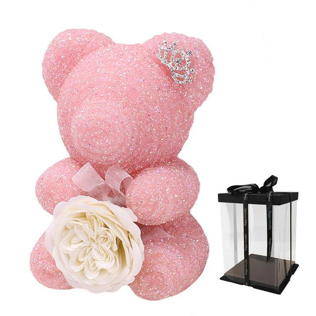 rose bear pink