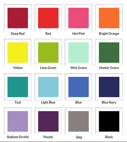 Color Options – Auburn Jewelry