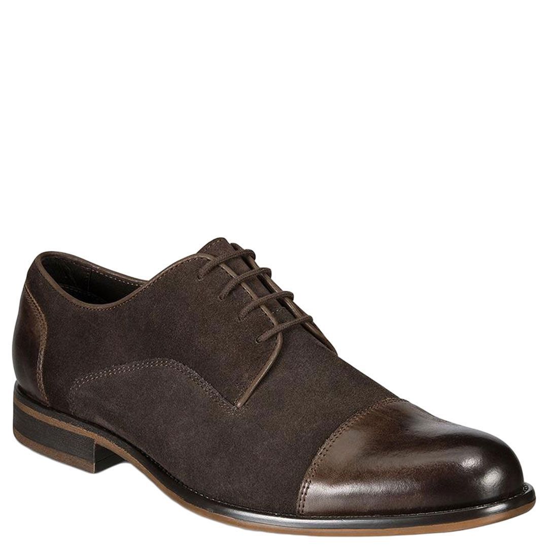 suede cap toe oxford