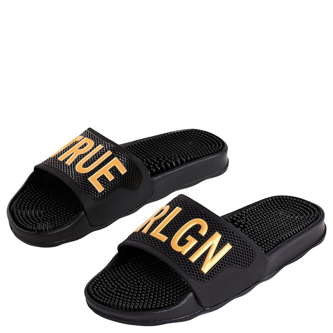 branded slides for men