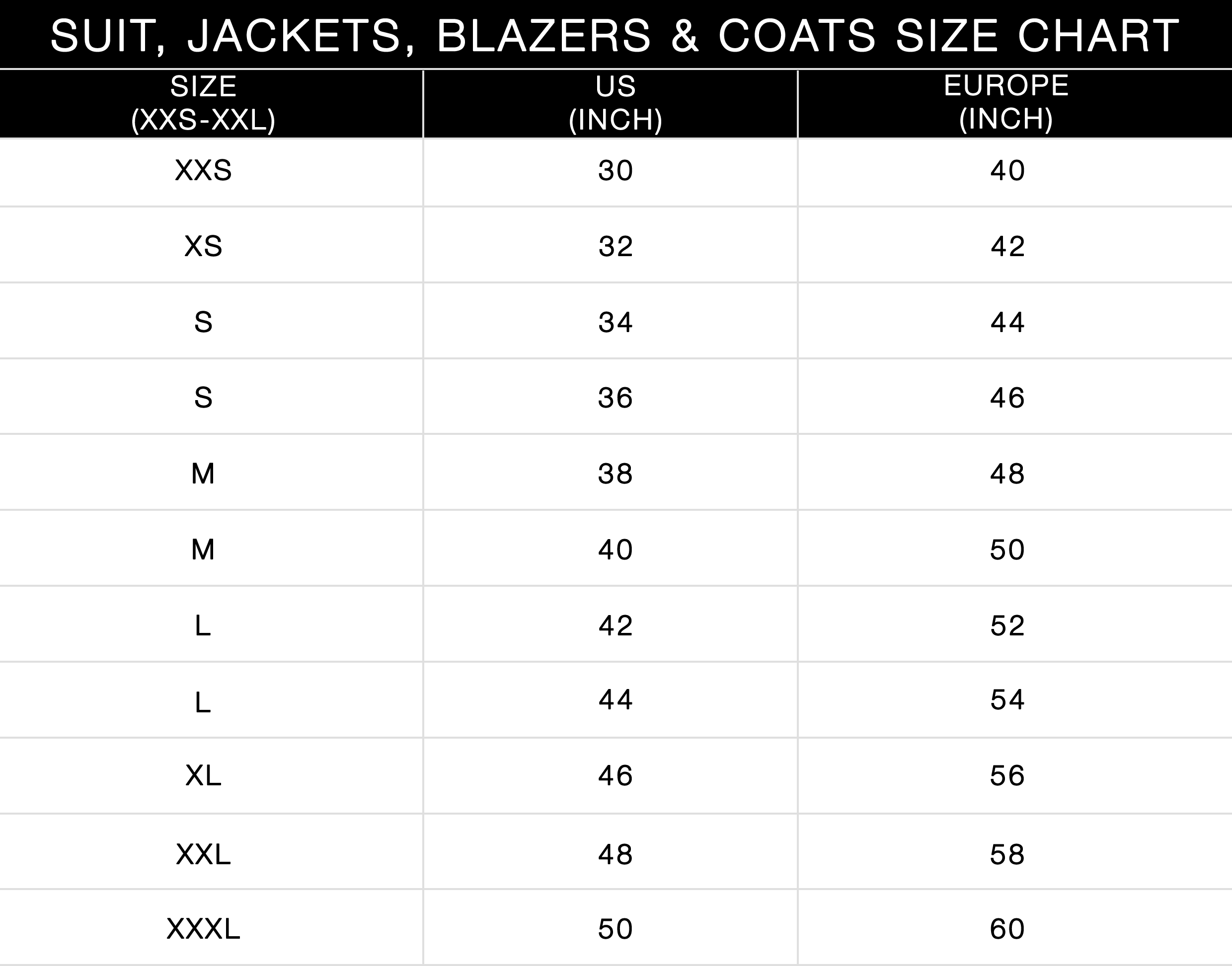 hugo boss men's underwear size chart