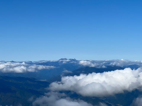 トクの登山写真　木曽駒ケ岳から見下ろした雲海