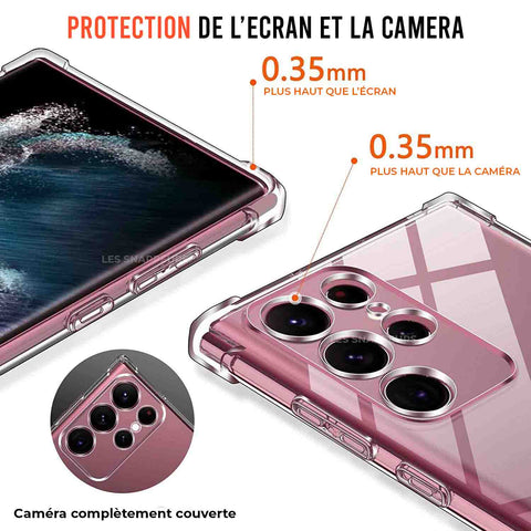 Samsung Galaxy S23 Plus Meilleure coque de protection avec protection maximale au niveau des caméras