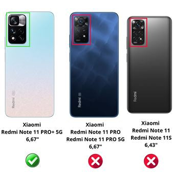 Redmi Note 11 Pro Plus 5G Meilleure coque de protection avec installation facile et anti rayure