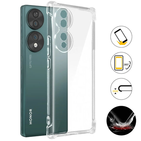 Honor 70 Meilleure coque de protection avec protection des coins renforcé