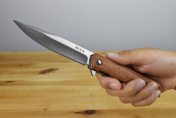 Buck 256 Decatur Folder (Guibourtia Ehie Wood)