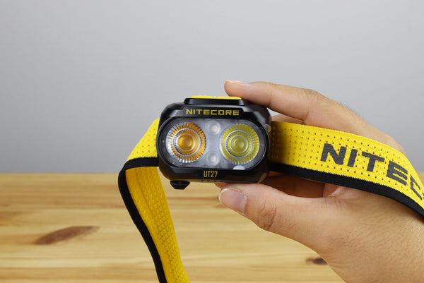 Nitecore UT27 White and Red Light LED Rechargeable Headlamp (Pro Package) (800 Lumens)