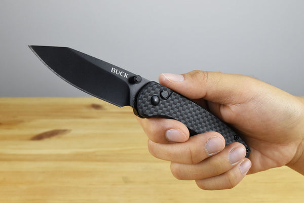 Buck 743 Mini Sovereign Folder (Carbon Fiber)