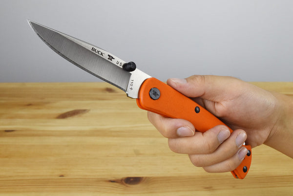 Buck 110 Slim Pro TRX S30V (Orange G10)